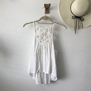 Millau white tank top